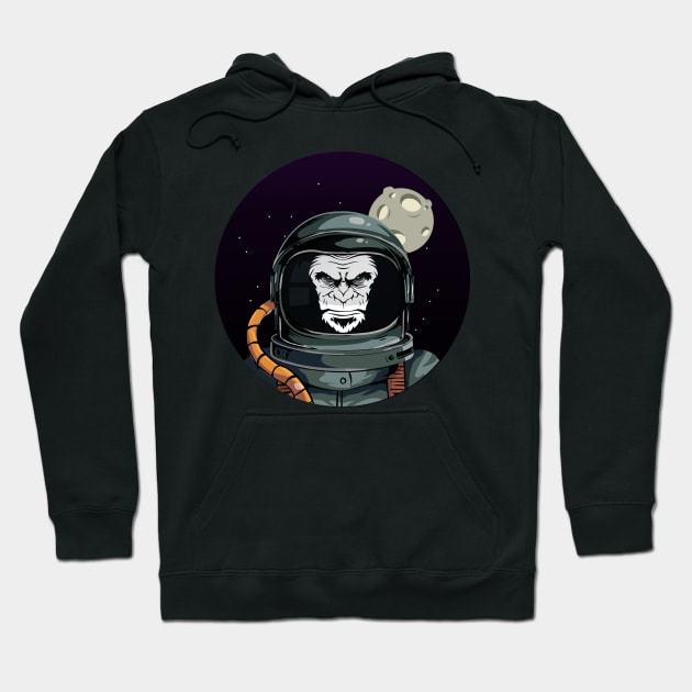 Astronaut Ape Hoodie by NeetScrewd